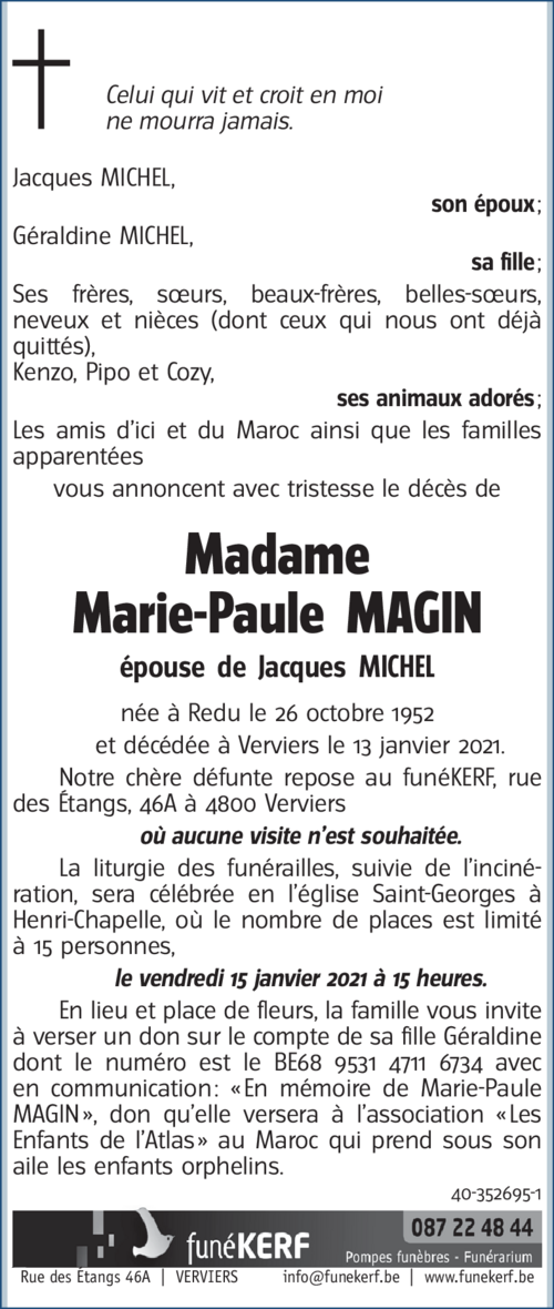 Marie-Paule MAGIN
