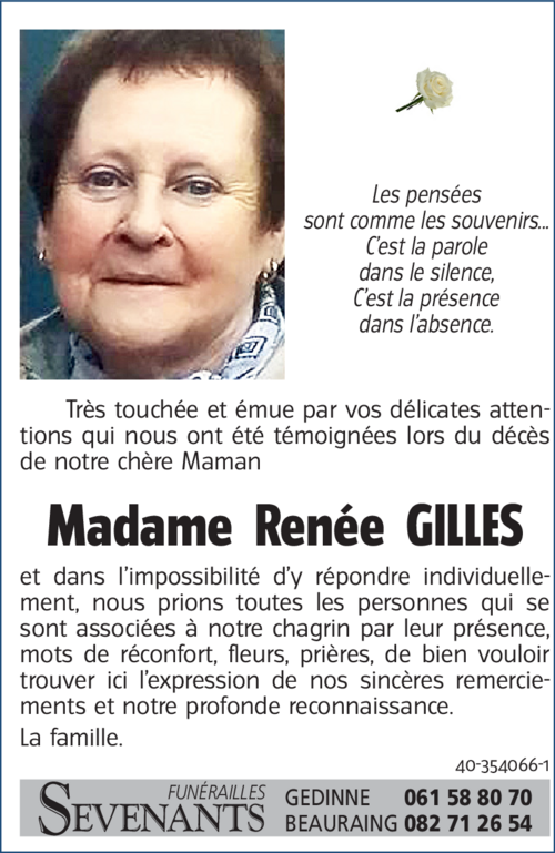 Renée GILLES