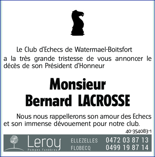 Bernard Lacrosse