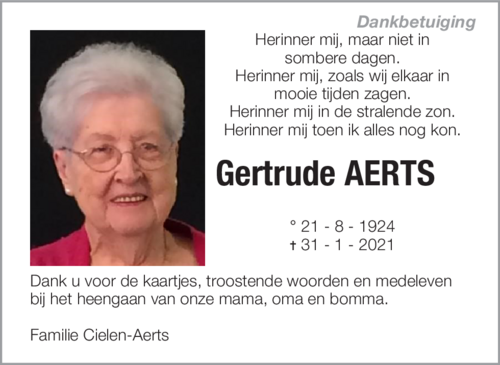 Gertrude AERTS
