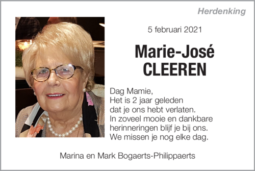 Marie-José CLEEREN