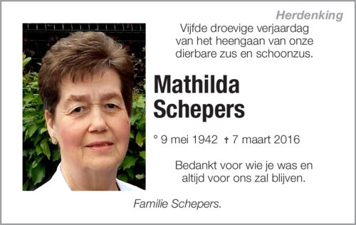 Mathilda Schepers