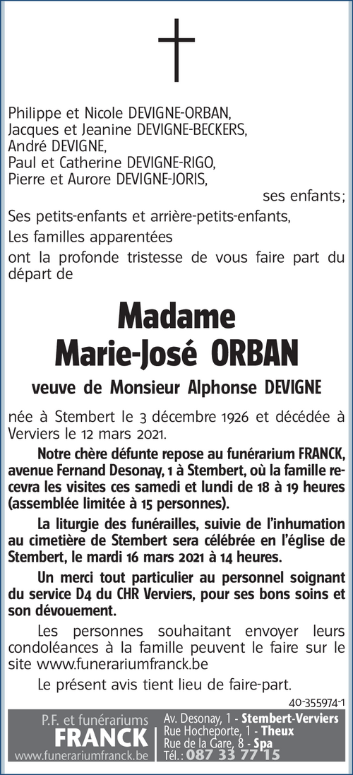 Marie-José ORBAN