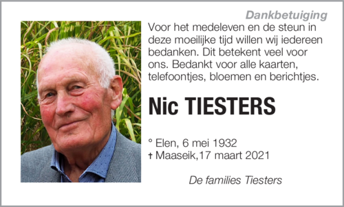 Nic TIESTERS
