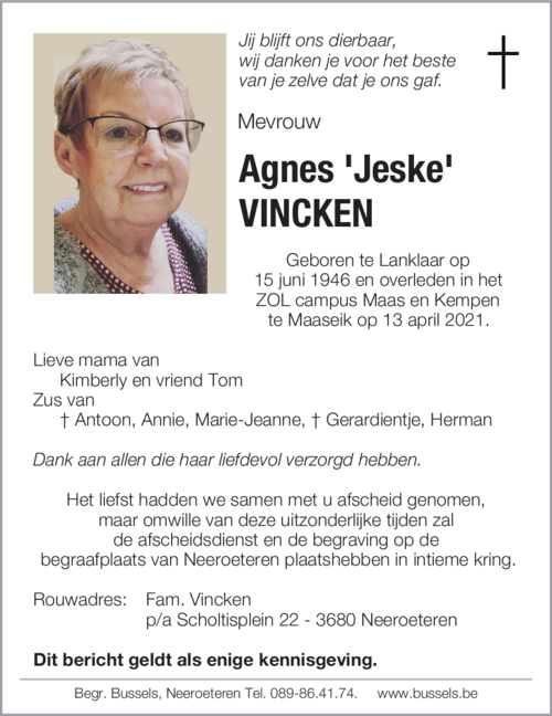 Agnes 'Jeske' VINCKEN