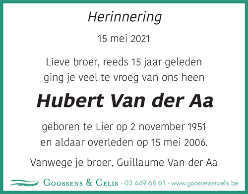 Hubert Van der Aa
