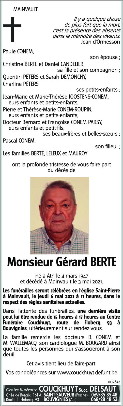 Gérard Berte