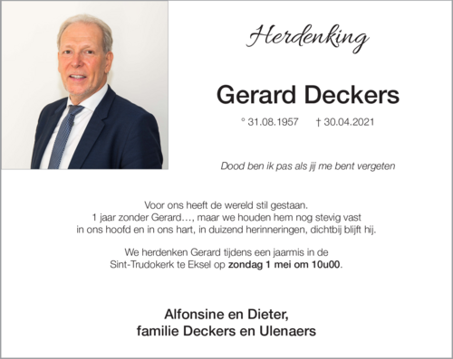 Gerard Deckers