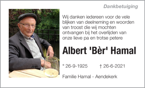 Albert 'Bèr' Hamal