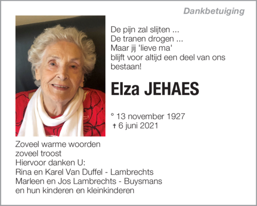 Elza JEHAES
