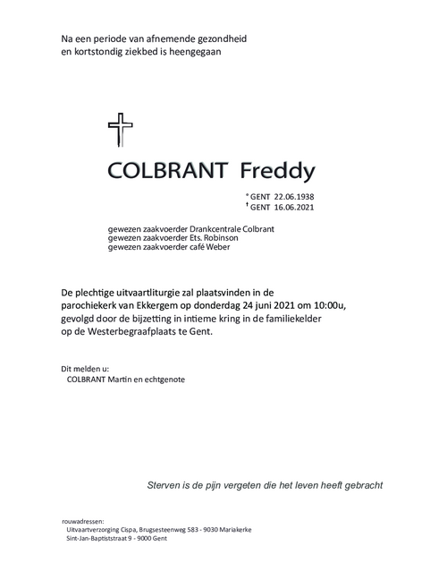 Freddy Colbrant