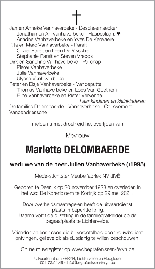 Mariette Delombaerde