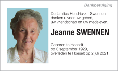 Jeanne SWENNEN