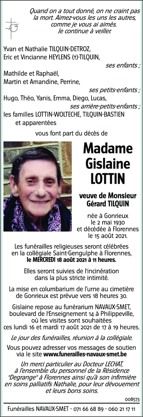 Gislaine LOTTIN