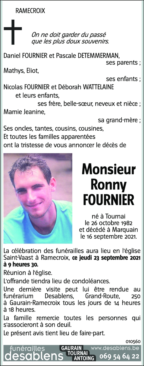 Ronny FOURNIER