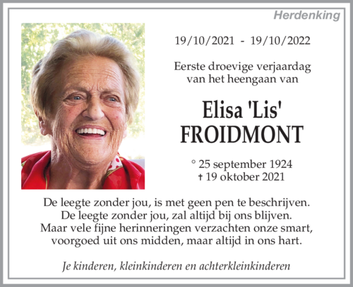 Elisa Froidmont