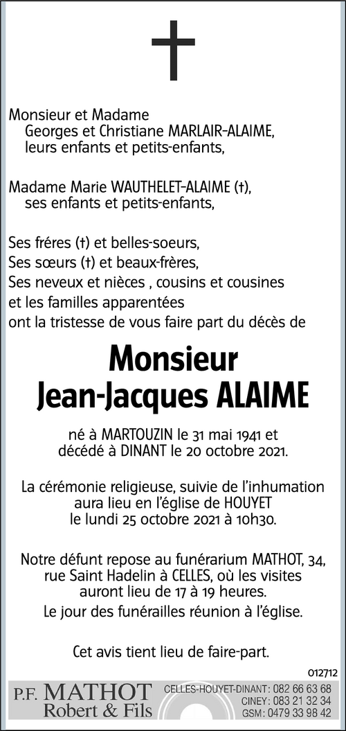 Jean-Jacques ALAIME