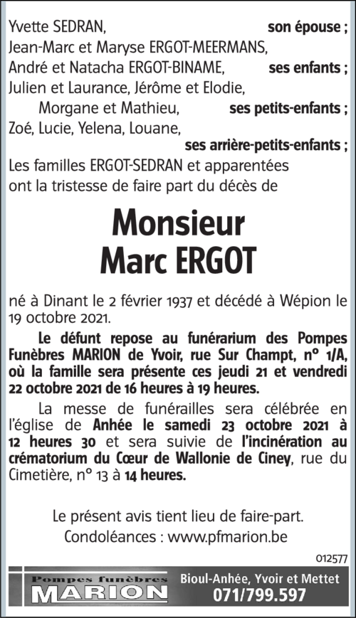 Marc ERGOT