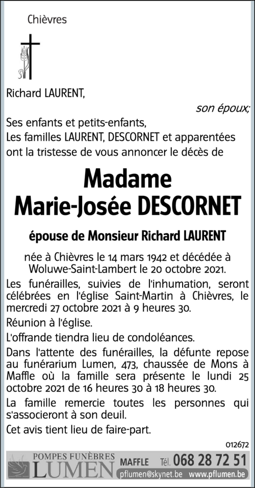 Marie-Josée DESCORNET