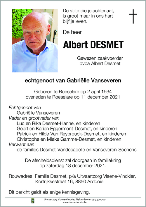 Albert Desmet