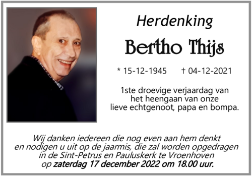Bertho Thijs