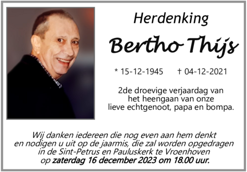Bertho Thijs