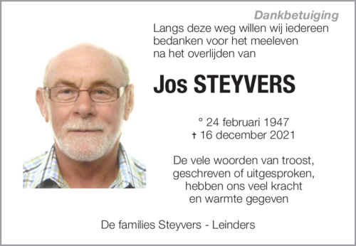 Jos STEYVERS