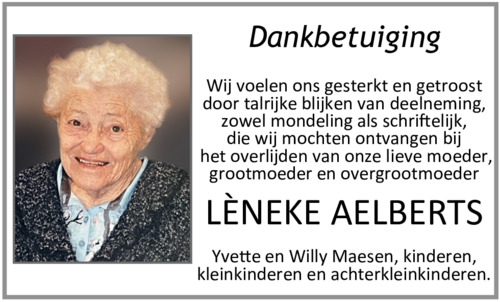 Maria Helena Aelberts