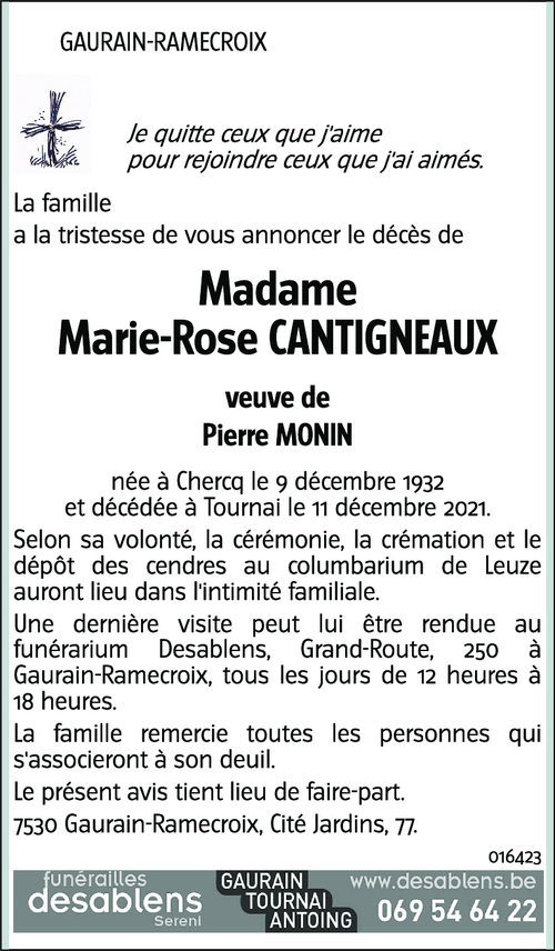 Marie-Rose CANTIGNEAUX