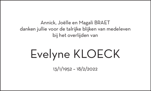 Evelyne Kloeck