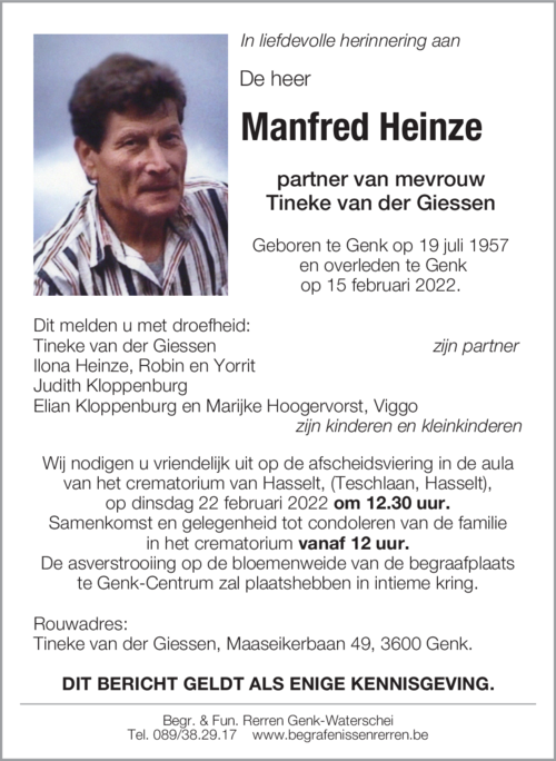 Manfred HEINZE
