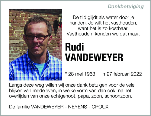 Rudi VANDEWEYER