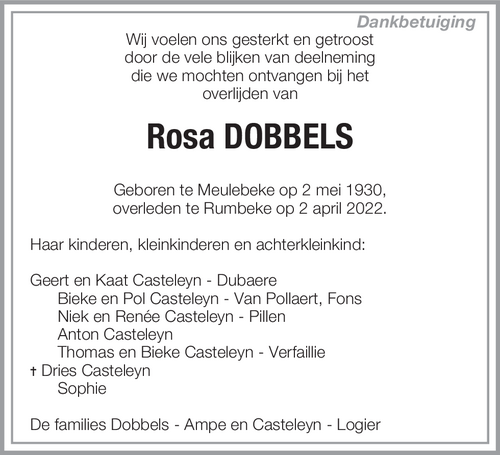 Rosa Dobbels