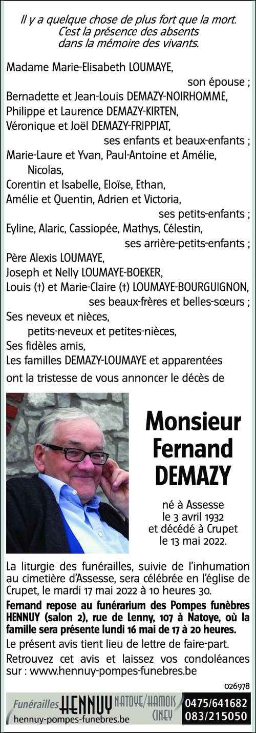 Fernand DEMAZY