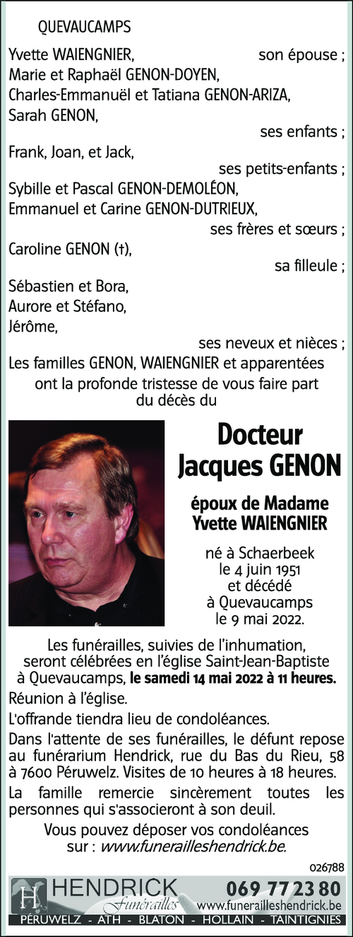 Jacques GENON