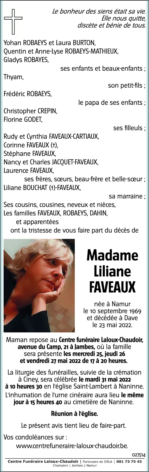 Liliane FAVEAUX