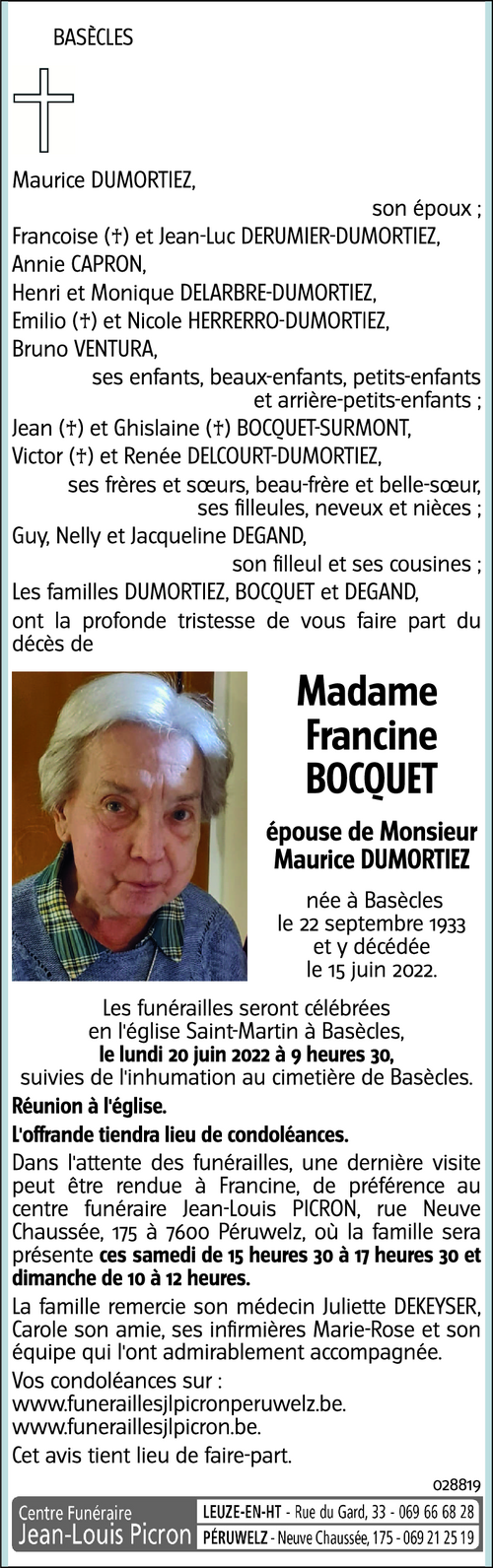 Francine BOCQUET
