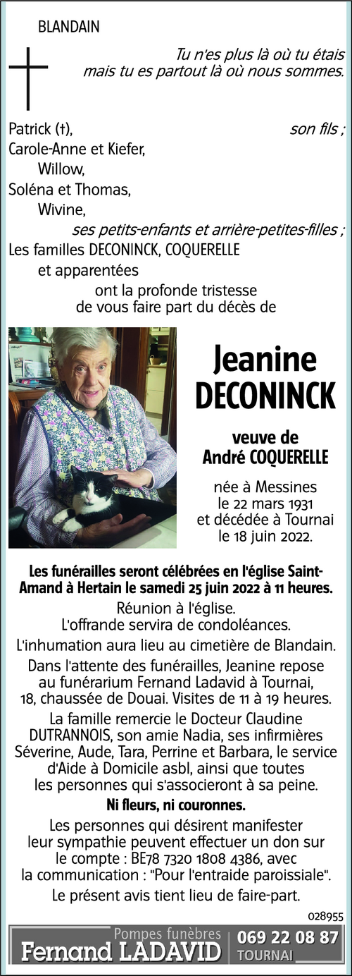 Jeanine DECONINCK