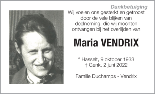 Maria Vendrix