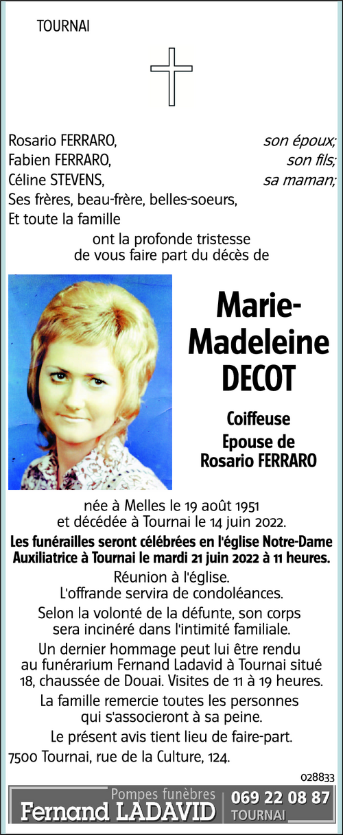 Marie-Madeleine DECOT