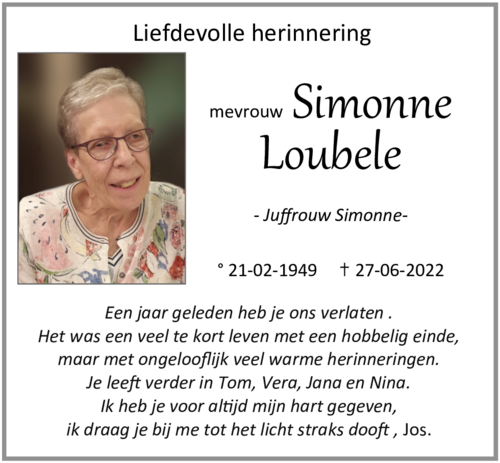 Simonne Loubele