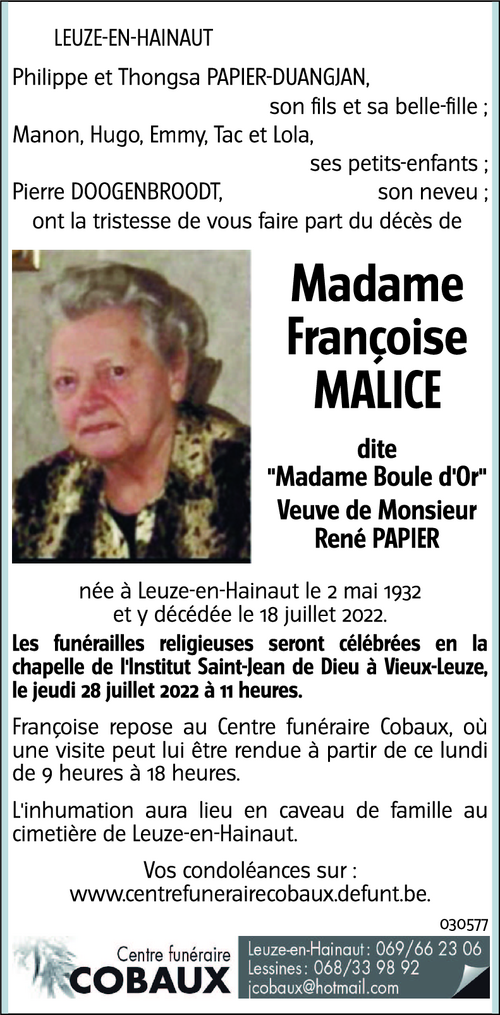 Françoise Malice