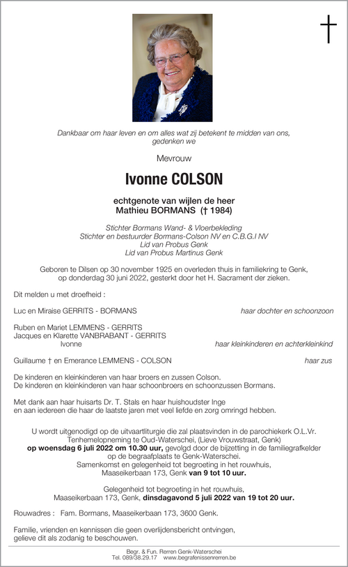 Ivonne COLSON
