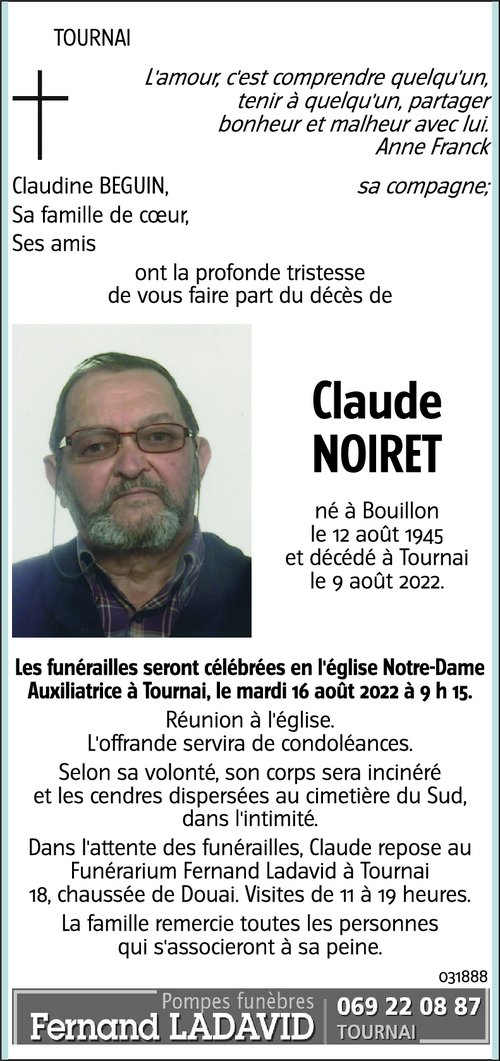 Claude NOIRET