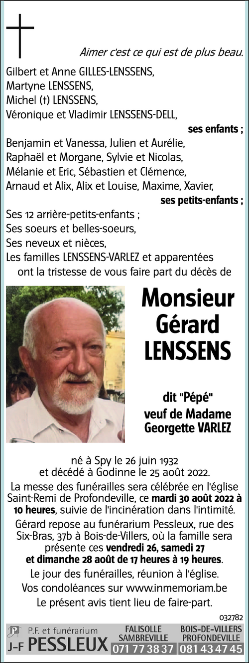 Gérard LENSSENS