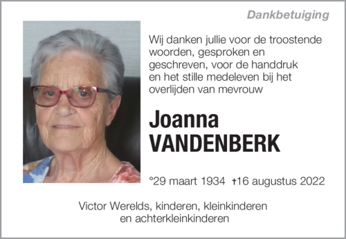 Joanna Vandenberk