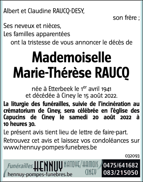 Marie-Thérèse RAUCQ