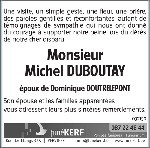 Michel DUBOUTAY
