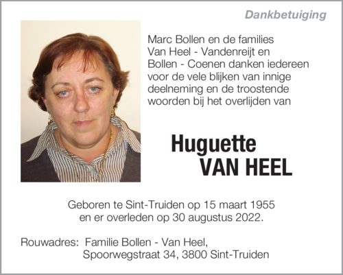 Huguette Van Heel