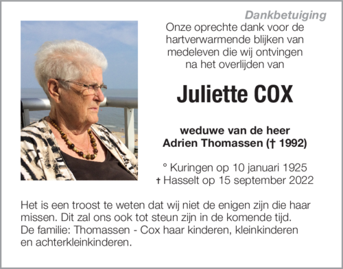 Juliette Cox